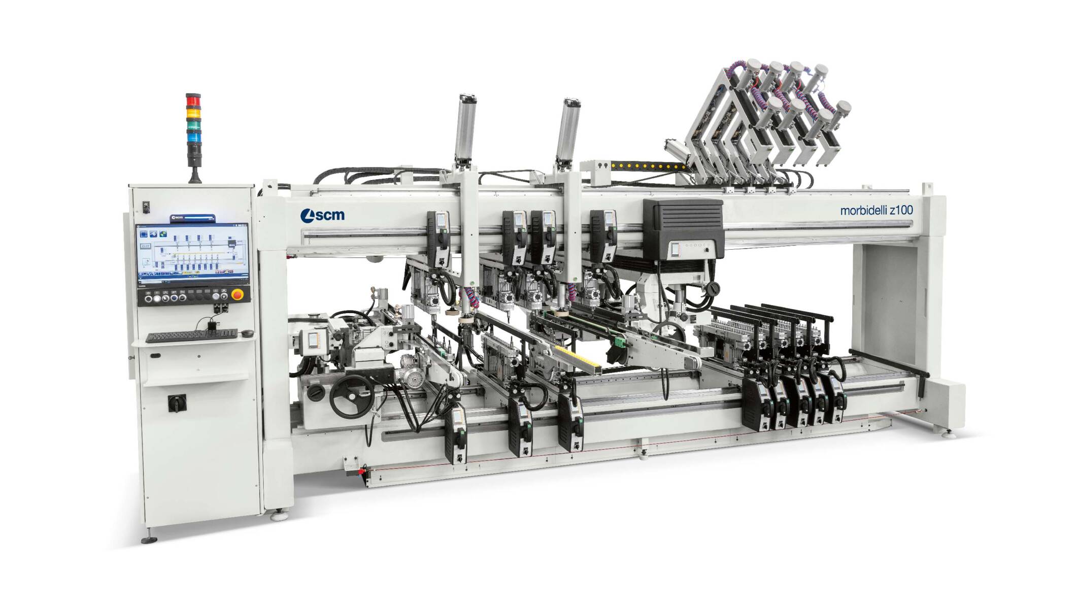 Boorcentra - Automatische doorvoer boormachines - morbidelli z100